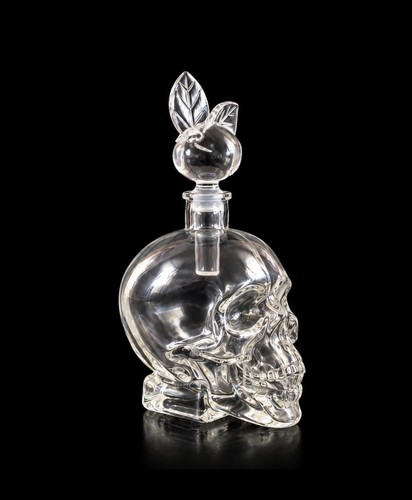 Crystal skull decanter 350ml - crystal,