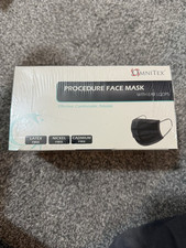 Surgical Face Mask Black 100pc