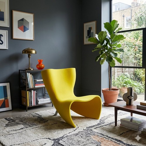 Cappellini felt chair - felt, vintage
