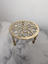Vintage solid brass - vintage, trivet