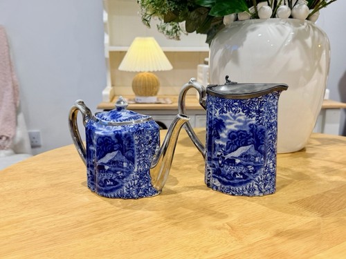 Vintage countryside blue - vintage, &