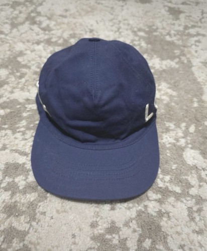 Gucci navy canvas baseball - navy,