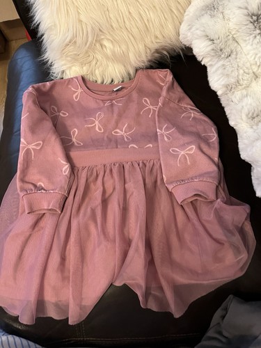 Girls pink bow - tu,