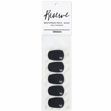 D'Addario Reserve Mouthpiece Patches Sax/Saxophone (x5) Black 0.80mm RMP01B