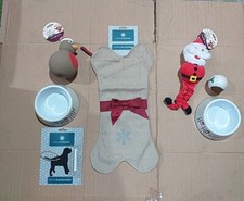 2no.Ho-Ho-Ho Small Bowls , Robin, Springy Santa, Stocking,Decoration & Ball 