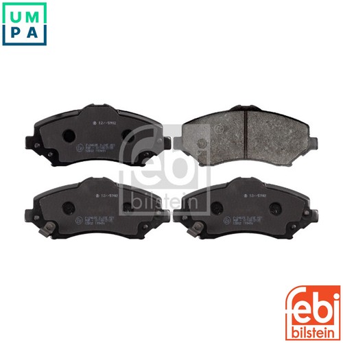 Brake pad set disc - set,