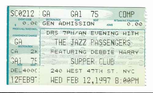 Jazz passengers debbie - w/,