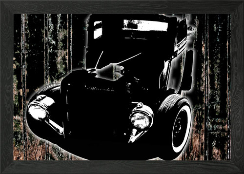 Rat rod truck wood - rod, on