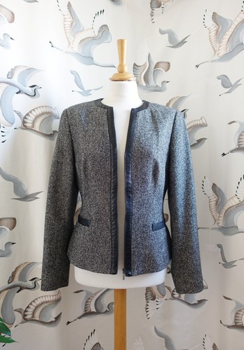 Jaeger grey fleck wool - grey,