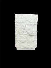 Manfred Frey AK Kaiser Porcelain Vase Fossil Shells White Bisque Collectable