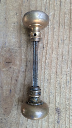 Vintage door knob - door, brass