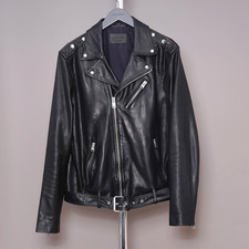 ALL SAINTS Leather Jacket XXL