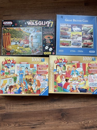 4x1000 piece jigsaw puzzle - piece,