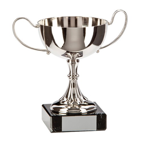 Nickel plated cast metal cup - nickel,