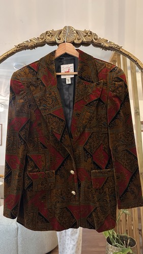 Vintage mondi velvet blazer - mondi,