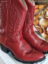 children's cowboy Boots Red