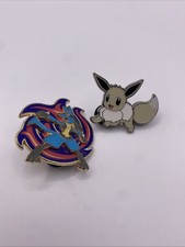 Pokemon Pin Badges Lucario And Eevee