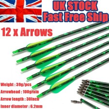 12PCS 30" Carbon Archery