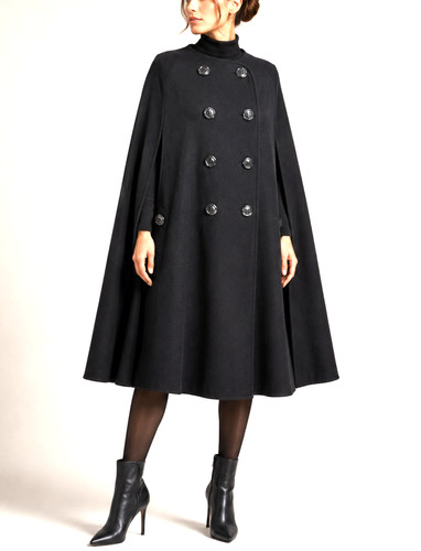 Burberry cape coat cashmere - burberry,
