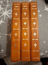 3 X VHS Video Empty Tape Cases