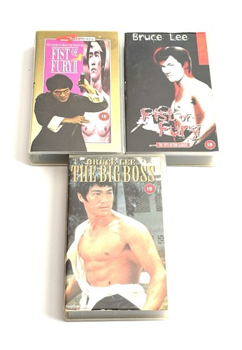 Bruce lee video tape bundle - tape, x3