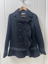 Prada Navy Wool Peacoat Size 42