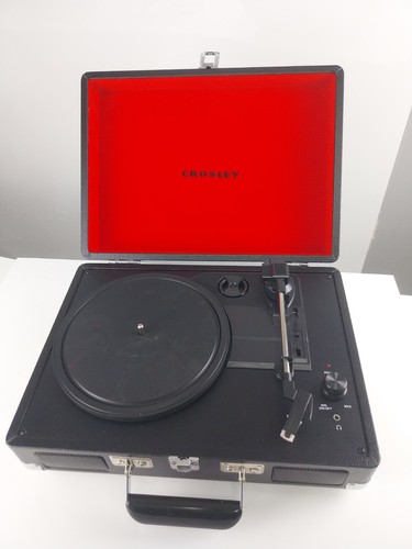 Crosley portable record player - record,