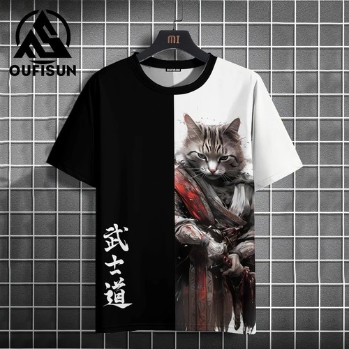 Japanese samurai cat - japanese, t