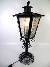 Victorian City Street Light Style Electric Table Lamp in Working Condition