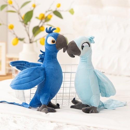 2pcs blue macaw stuffed - macaw, animal