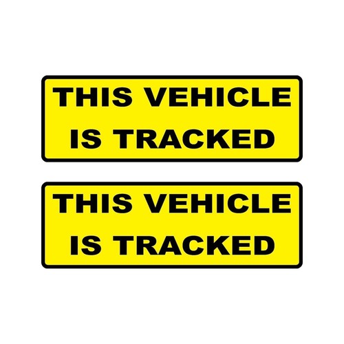 This vehicle tracked - this,