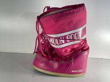 Tecnica Moon Boot Women's Size 6/7.5(39/41) Used Pink Drawstring/lace Boots -A96