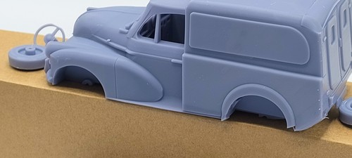 Morris minor van model - morris, 1/24