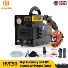 Air Plasma Cutter 220V 50Amp Contact Touch Arc HF Cutting Machine 2T/4T UK Plug