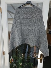 M&S Woollen Poncho One Size