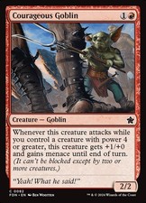 Courageous Goblin #82 | MTG |