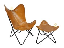 Genuine leather butterfly - genuine,