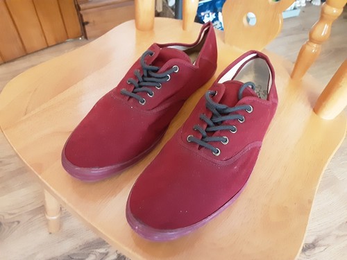 Men casual burgundy - , shoes
