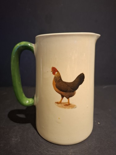 Heron cross pottery cream - cross, jug