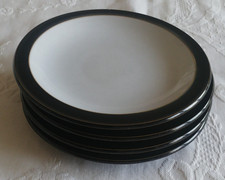 4 x Vintage Denby Jet Black