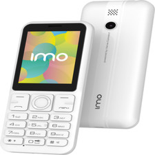 IMO Dash 4G UK Big Button Unlocked Mobile Phone-Bluetooth Camera FM Radio White