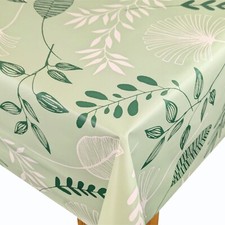 Wild Garden on Sage Green PVC