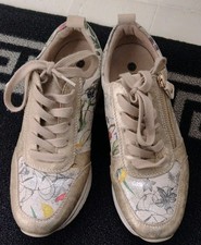 Pavers Trainers Gold Silver