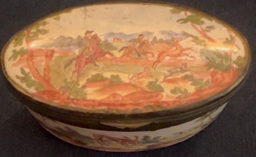 Antique battersea bilston - antique, box