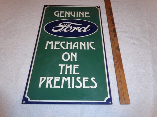 Vintage genuine ford mechanic - genuine,