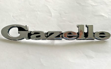 Singer Gazelle Badge Emblem Black & Chrome 16cm long Original Part No. 1/767/1