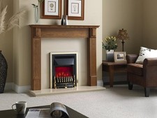 Valor Blenheim Dimension Brass Electric Fire 0585006 With Remote Control