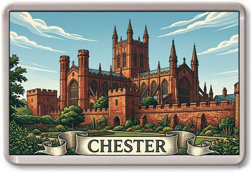 Fridge magnet chester - fridge,