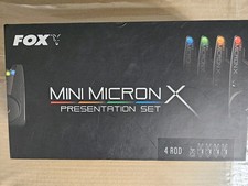 Fox Mini Micron x 4 Rod Bite Alarm Receiver Set