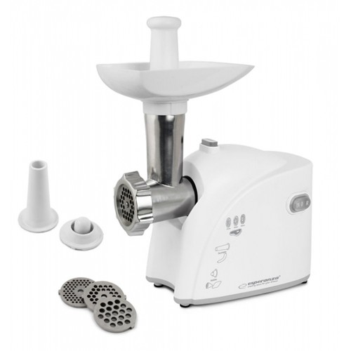 Electric meat mincer with - meat,